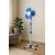 Air Vibe Ventilator podni Elegance, Belo-Plavi