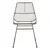 Kovinski jedilni stol v bronasti barvi District – Premier Housewares