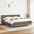 Vidaxl Box spring postelja z vzmetnico taupe 180x200 cm blago
