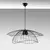 Opviq Luster Mantar-6500-3 , 70x70x124cm, IP20, Crni