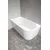 TIBERA L prostostoječa kotna kopalna kad 150x75cm, bela - Bela - 150x58x75 cm - Aqualine - 24 - Akrilat - Neodvisno - 1500 - Asimetrični - 750 - 580 - 255 - 50 - 300 - 14