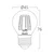 Braytron LED sijalica BRY-ADVANCE-4W-E27-G45-CLR-3000K