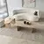 Hanah Home Set kafenih stočića, 105x35cm, Krem