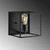 Opviq Zidna lampa Kafes-13750, Crna