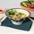 Modro-bež porcelanasta skledica za ramen 900 ml Flower – Rex London