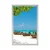 Plakat bela peščena plaža na otoku Bamboo - 20x30 silver