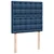 Vidaxl Box spring postelja z vzmetnico modra 90x190 cm blago