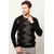 TUDORS Muški džemper Slim Fit crno-sivi