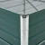Povišena vrtna gredica od pocinčanog čelika 480x80x45 cm zelena