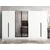 Hanah Home ormar sa reflektujućim staklom Nisa 20606, 315 cm, beli