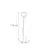Northix Vrtna kovinska rešetka v obliki srca 91 cm set 2 kos črna kovina