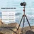 K&F 2.4m Overhead Camera Tripod Transverse Center Column 10kg Load with Detachable Monopod