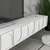 Hanah Home TV komoda sa policama Lyon 2, 180 cm, Belo-zlatna