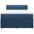 vidaXL vidaXL Box spring postelja z vzmetnico modra 160x200 cm blago, (21304479)