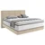 Carryhome POSTELJA BOXSPRING 180 cm x 200 cm , tekstil bež