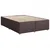 vidaXL vidaXL Box spring postelja z vzmetnico temno rjava 140x200 cm blago, (21304679)