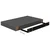 Plutajuće zidne police 4 kom sjajne sive 40 x 23 x 3,8 cm MDF