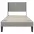 Krevetna konstrukcija Svjetlosiva 90 x 200 cm Baršun