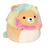 Squishmallows 30 cm - lav s grivom duginih boja Leonard