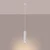 Sollux SL.1535 - Luster na sajli KARBON 1xGU10/10W/230V bela