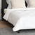 Duvet s jastucima s jastukom 3 pcs Bijelo Mikrofibra i Pero