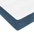 Vidaxl Box spring postelja z vzmetnico temno modra 180x200 cm žamet