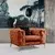 Atelier del Sofa Fotelja Como 108x73x90cm Narandžasta