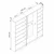 Hanah Home Ormar Noah-8267, 225x210x35 cm, Antracit