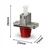 Hibridni adapter Qoltec LC/UPC - FC/UPC | Simpleks | Večmodni