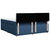vidaXL vidaXL Box spring postelja z vzmetnico modra 180x200 cm blago, (21304626)