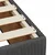 Vidaxl Box spring postelja z vzmetnico temno siva 120x200 cm blago