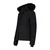 CMP WOMAN JACKET ZIP HOOD, ženska skijaška jakna, crna 35W0266F