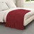 Pokrivači za bacanje 6 pcs Bordeaux Crvena 150 x 130 cm Runo
