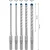 Bosch Komplet EXPERT SDS plus-7X burgija za udarne bušilice od 6/6/8/8/10 mm, 5 delova 2608900198