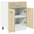 Vidaxl Spodnja omarica s predalom “Lyon” sonoma hrast 60x46x81,5 cm