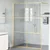 Zid za walk-in tuš Zlatno 140 x 195 cm Staklo otporno na udarce
