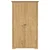 Vidaxl Garderobna omara z vrati BODO Medeno rjava 53,5 x 99 x 173 cm