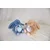Plišasti zajček Musical Night Light Star Projector Blue Doudou et Compagnie z lučko glasbo in belim šumom moder 19 cm od 0 mes