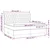 Vidaxl Box spring postelja z vzmetnico LED krem 200x200 cm blago