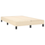vidaXL Box spring postelja z vzmetnico krem 120x200 cm blago