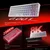 VGN Gejmerska tastatura Neon68 Ultra, Bela-providna