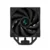 DeepCool CPU Cooler - AK400 ZERO DARK PLUS (28 dB; maks., 101,02 m3/h; 4-pinski, 4 toplotne cevi, 12 cm, PWM)