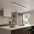 LED plafonski/luster na sajli LED/44W/230V 4000K 120 cm crna