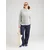 Pepe Jeans Majica pegasto siva/bela