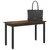 klupa Dimni hrast 80 x 35 x 45 cm Konstruirano drvo