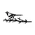 Atelier Del Sofa Dekorativna figura Bird On The Branch 05, 50x20 cm , 1.5 mm