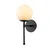 Opviq Zidna lampa E27 Max 40W, Crna