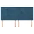 Vidaxl Vzglavje postelje temno modro 160x5x118/128 cm žametno