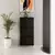 HANAH HOME Ormar za cipele Locking 3 Piece Metal Black