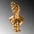 Atelier Del Sofa Dekorativna figura Yak-037-C, 30x35x23 cm